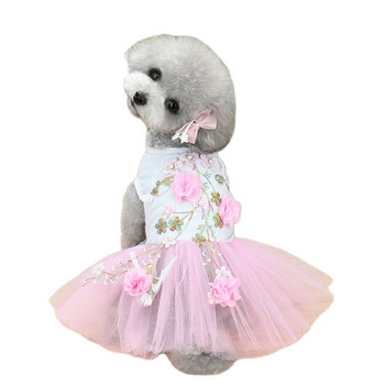 Ρούχα για κατοικίδια Νέα Άνοιξη Καλοκαιρινή Φούστα Φόρεμα Πουλί Πριγκίπισσα Φούστα Γάμος Ρούχα Σκύλου Ρούχα Γάτας Spot Proxy