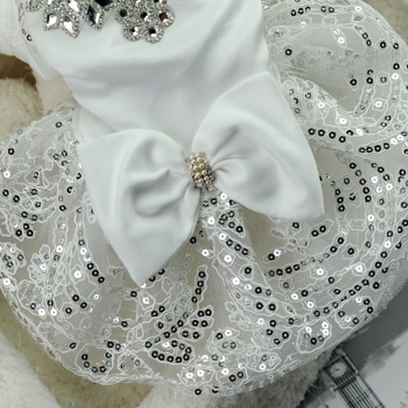 Printsessi koerakleit lemmiklooma pulmakleit Chihuahua koera kassi kleidid kikilips Lemmikkasside kleidid koertele Kostüüm Disfraz Perro Yorkshire