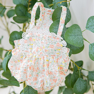 Fuste florale de vară pentru câini Haine subțiri de prințesă pentru animale de companie Rochii la modă pentru cățeluși mai răcoroase decât hainele ursului Haine pentru câini cu margine din dantelă