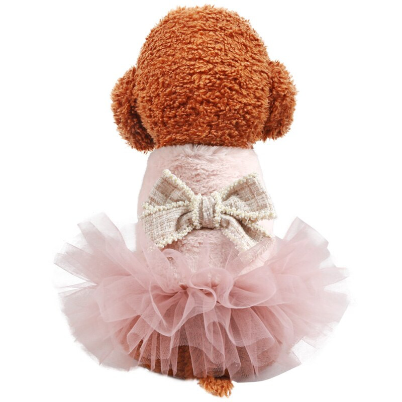 PETCIRCLE Koerariided Lõhnav marli kleit väikesele koerale kutsikale Lemmikkass Kogu hooajal Lemmikloom armas kostüüm Lemmikloomariided Koera seeliku mantel