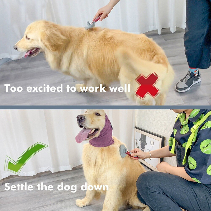 Happy Hoodie šunims ir katėms – originalus viliojimo ir priverstinio džiovinimo stebuklingas įrankis, skirtas sumažinti nerimą ir nuraminti šunis