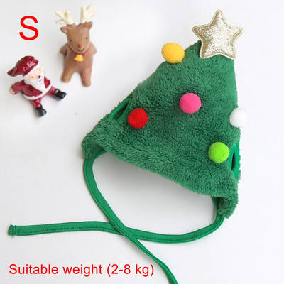 2022 m. Kalėdų šuns kepurė Bandana Kalėdų Senelio Seilinukai Šalikas Žieminis mielas Cosplay kostiumas Čihuahua Jorko naminiams gyvūnėliams Priedai