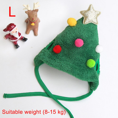 2022 m. Kalėdų šuns kepurė Bandana Kalėdų Senelio Seilinukai Šalikas Žieminis mielas Cosplay kostiumas Čihuahua Jorko naminiams gyvūnėliams Priedai