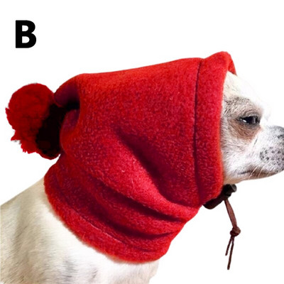 Maža kailinė rutulinė kepurė naminiams gyvūnėliams šilta virvele reguliuojama kepurė Miela žieminė šuns kepurė Vilna šuniukas Lauko apsauga nuo šalčio kepurė šuns galvos apdangalas