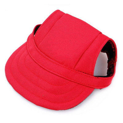 Pet Dog Baseball Cap Hat with Neck Strap Adjustable Comfortable Ear Holes for Small Medium Large Dogs in Ourdoor Sun Protection