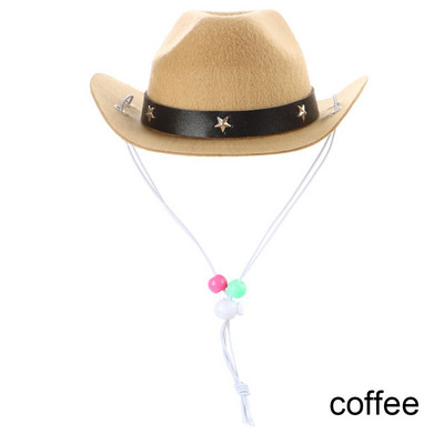 Smiješni ljetni šešir za pse za kućne ljubimce Kaubojski šeširi za pse Pseći šalovi Šeširi za vanjske prilike Kape za pse Mačke Podesiva pokrivala za glavu Haljine za kućne ljubimce Fotografija