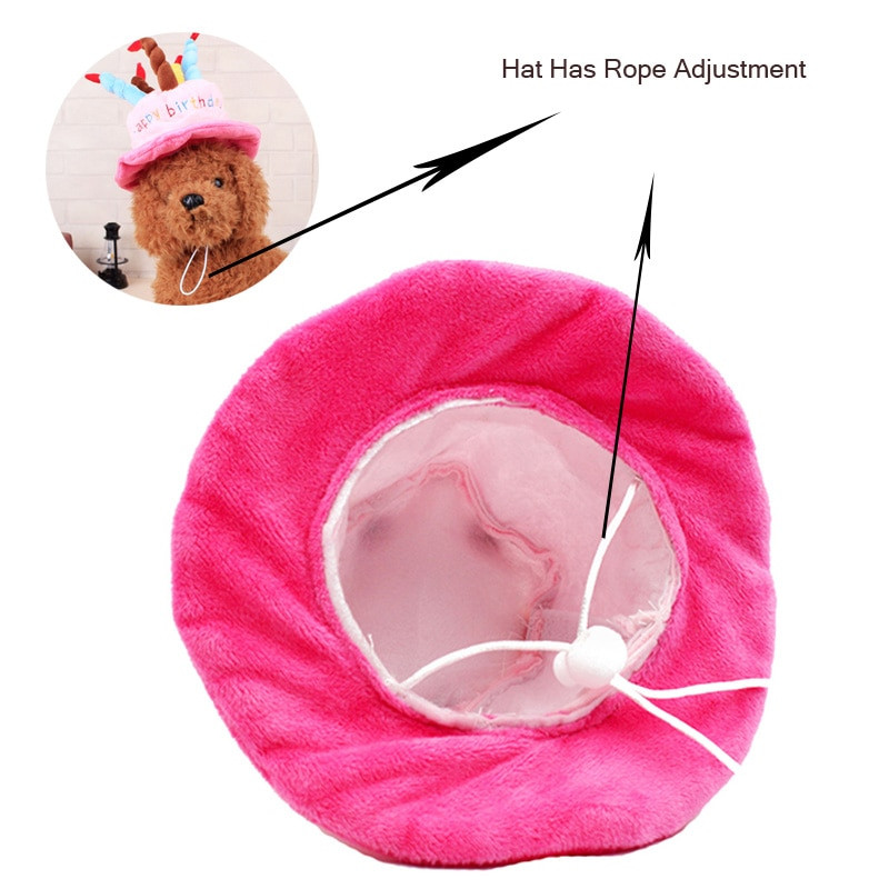 Armsad lemmikloomad Koer Kassid Sünnipäevamütsid Reguleeritav velvetist värvilised küünlad Väikesed/keskmised koeramüts Kutsikas Kassid Cosplay Kostüüm Peakatted