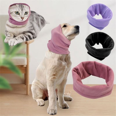 Noise-proof Earmuffs Grooming Windproof Puppy Hat Pet Earmuffs Cloth Hat Headgear Ear Cover Keep Warm for Dog Cat Accessories