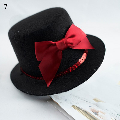 Δωρεάν αποστολή Dog Hat Dogs Cat Wedding Party Καπέλα τζέντλεμαν Καπέλα για μικρομεσαίους σκύλους Γάτες Καπέλα Αξεσουάρ για κατοικίδια Κορυφαία καπέλα