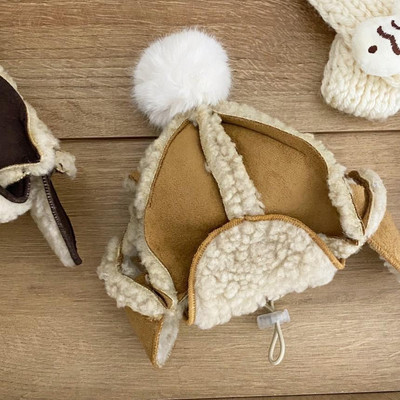 Zimska topla kapa za pse od flisa Luksuzna kapa za pse Podesiva kapa za štene za male srednje pse Dodaci za šnaucere Predmeti za kućne ljubimce