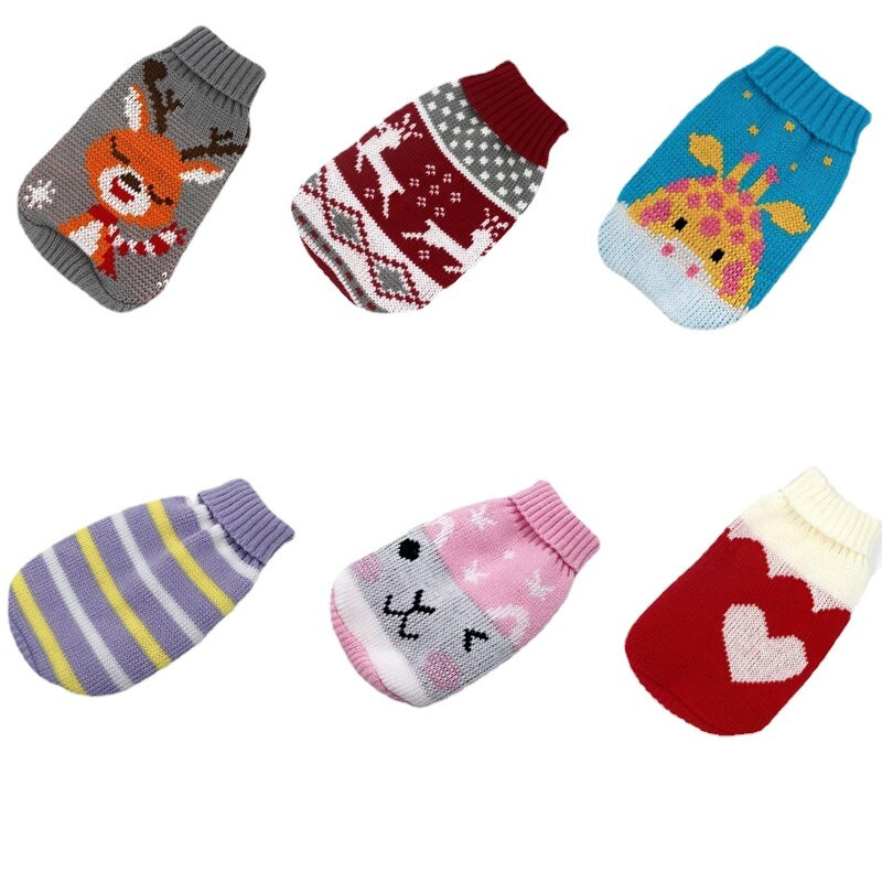 Talvised soojad koerariided Jõulukampsun Chihuahua Multifilmi riided Lemmikloomamantlid Jope Talve kutsikate kostüüm Artiklid Üksused