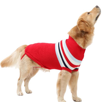 Плетен пуловер за домашни кучета за малки, средни големи кучета Котешки плетени палта Екипи Френски булдог Йорки Чихуахуа Облекло Костюми