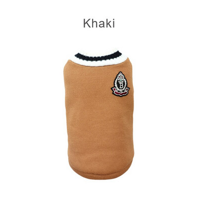 Πουλόβερ Dog Cat Preppy ριγέ γιλέκο Pet Puppy Χειμερινά ζεστά ρούχα για σκύλους γάτες XS-5XL