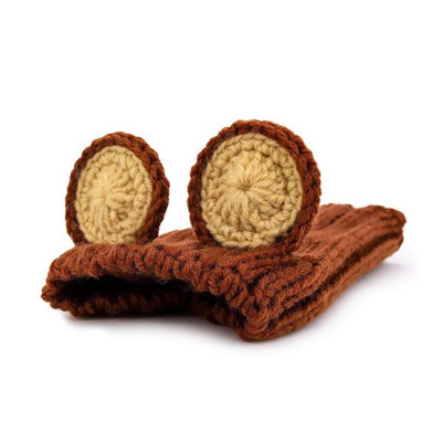 Αστείο καπέλο για γάτα Πλεκτό καπέλο Φόρεμα στολή για κατοικίδιο καπέλο Χριστουγεννιάτικο Cosplay Ζεστό καπέλο για σκύλους Καπέλα Αξεσουάρ για κουτάβι γάτα