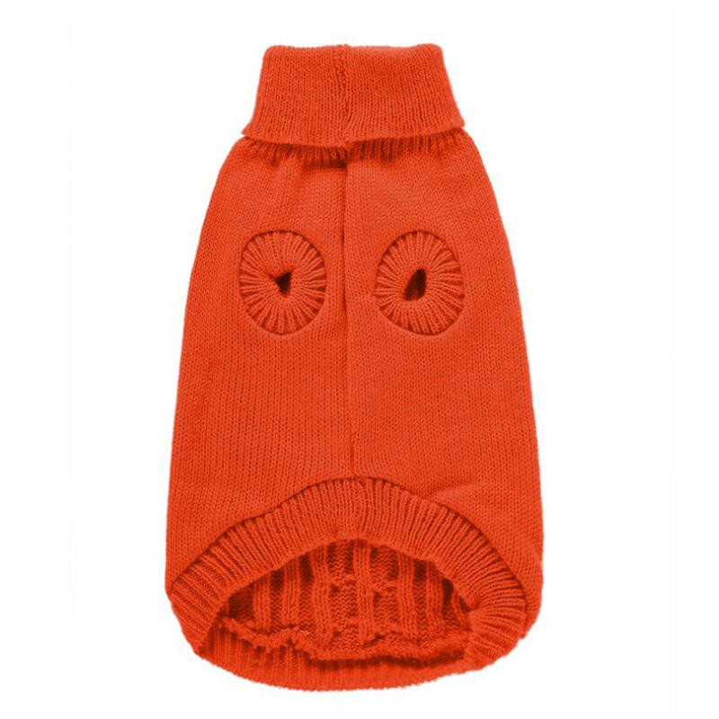 Šunų kačių žieminiai drabužiai Megzti naminių gyvūnėlių drabužiai katėms, mažiems vidutiniams šunims, Čihuahua Hiromi šuniuko naminių gyvūnėlių megztinis Grynas šunų megztinis