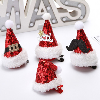 Χριστουγεννιάτικα καπέλα για γάτες και σκύλους Καπέλα κεφαλής για κατοικίδια Χριστουγεννιάτικα αξεσουάρ για εορταστικά είδη κατοικίδιων ζώων Αξεσουάρ Καπέλα για σκύλους