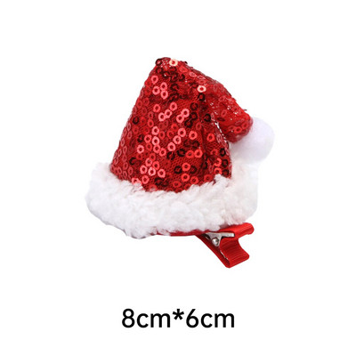 Kalėdų kačių ir šunų kepurė Naminių gyvūnėlių galvos apdangalai Kalėdų drabužių priedai Šventiniai reikmenys naminiams gyvūnėliams Priedai šunų kepurės