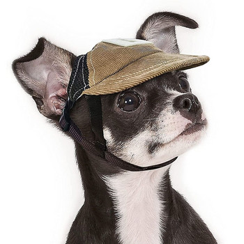 Модна бейзболна шапка за кучета на открито, шапка за пътуване с буква \