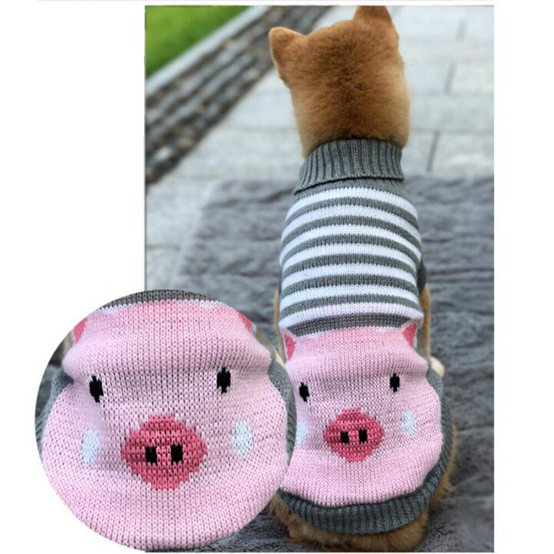 Kootud koera kampsun Kassi koera riided soojad riided kassidele Chihuahua Yorki koera kutsikas talveriided kostüüm mantel Vest jakk