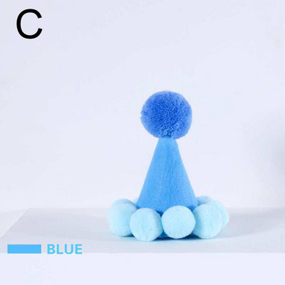 1 ks Čiapka pre psa, všetko najlepšie k narodeninám, dekoratívna čiapka pre šteniatko a mačku, čelenka pre domáce zvieratá, mäkká čiapka, pokrývka hlavy pre psov a mačky, párty, koruna, kostým, doplnky