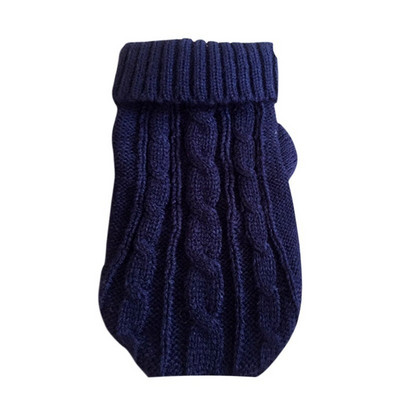 Πουλόβερ σκύλου Ζεστά ρούχα για σκύλους γάτας για μικρούς μεσαίους μεγάλους σκύλους Μάλλινες στολές μαλακό παλτό Chihuahua Bulldog πλεκτά ρούχα για κουτάβι