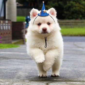 Καπέλα για γάτες για σκύλους κατοικίδιων ζώων Ρυθμιζόμενο καπέλο αποκριάτικου φάντασμα κολοκύθας για μικρό μεσαίο σκύλο κουτάβι γάτες Προμήθειες για πάρτι με κοστούμια Cosplay