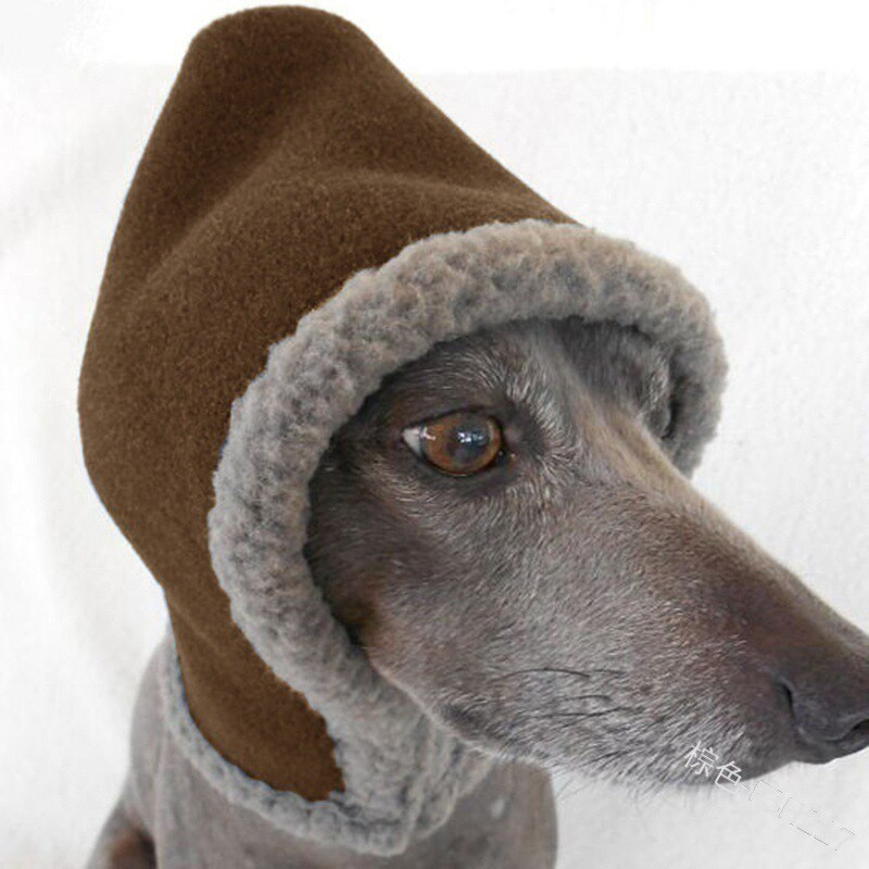 Naminio šuns kepurė šilta ir aksominė kepurė ėriukas pliušinis Mielas šuns katės galvos apdangalas Nykštukai Cosplay Priedai Žiemos lauko apsauga nuo šalčio