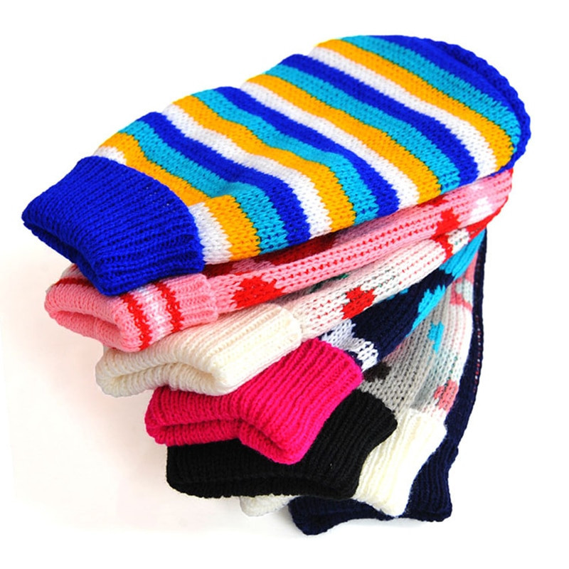 Šunų Katės Megztinis Žiemai Šiltas Mezgimo Paltas Katėms Megzti Drabužiai Šunų Rūbai Mažiems Šunims Kalėdų Apranga Naminiams gyvūnėliams Čihuahua