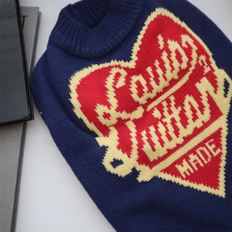 Toamnă Iarnă haine calde pentru câini Pulover de designer Schnauzer Bulldog francez Teddy Câine Mic Mediu Pulover de lux Pisică Articole pentru animale de companie