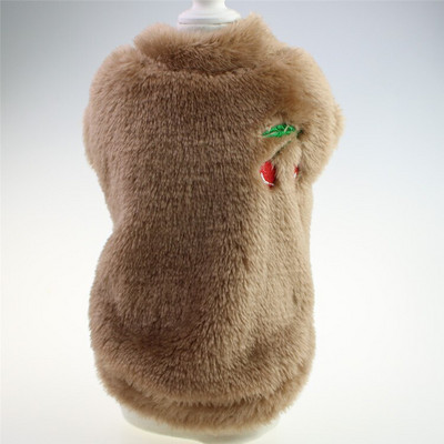 Zimný sveter pre psov pre malých psov, mäkká termo kožušina, čivava, yorkshirský šteňací sveter, luxusné dizajnérske oblečenie pre psov, oblečenie pre domáce zvieratá