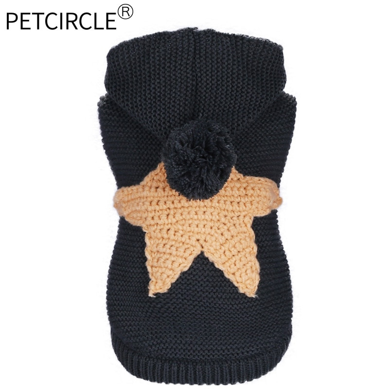 PETCIRCLE Haine pentru câini Teddy Cățeluș Câine Bulldog francez Chihuahau Haine pentru câini Toamnă Iarnă Haine pentru pisici Pulover cu stele de mare nordice