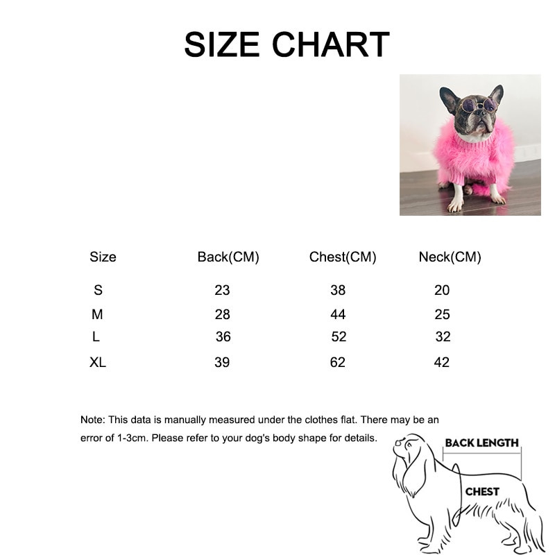 Haine moi pentru animale de companie din pene de curcan Pulover de iarnă pentru câini, de lux, de designer, pentru chihuahua, Suministros Para Perros