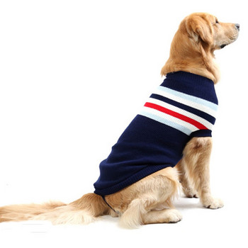 Μεγάλο πουλόβερ σκύλου Labrador Golden Retriever Jumper Πλεκτά πουλόβερ για Ρούχα πουλόβερ μεγάλου σκύλου Χειμερινό πουλόβερ για κατοικίδια Σκύλος #8-#28