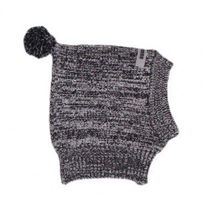 Malá kožušinová loptička pre domáce zvieratá, teplá čiapka so šnúrkou, nastavovacia čiapka, roztomilá zimná čiapka pre psov, flísová čiapka na šteniatko, vonkajšia ochranná čiapka proti chladu, pokrývka hlavy pre psov