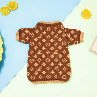 Pulover pentru animale de companie îmbrăcăminte pentru câini atmosferă de lux moda toamna și iarna îngroșat îmbrăcăminte caldă respirabilă pentru animale de companie