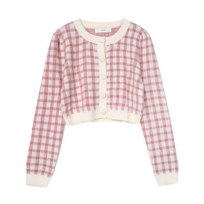 Zimný sveter, ružový, mriežkovaný, modrý, mriežkovaný, teplý sveter pre psa a mačku, štýlový dizajnérsky sveter pre psa, bradáč