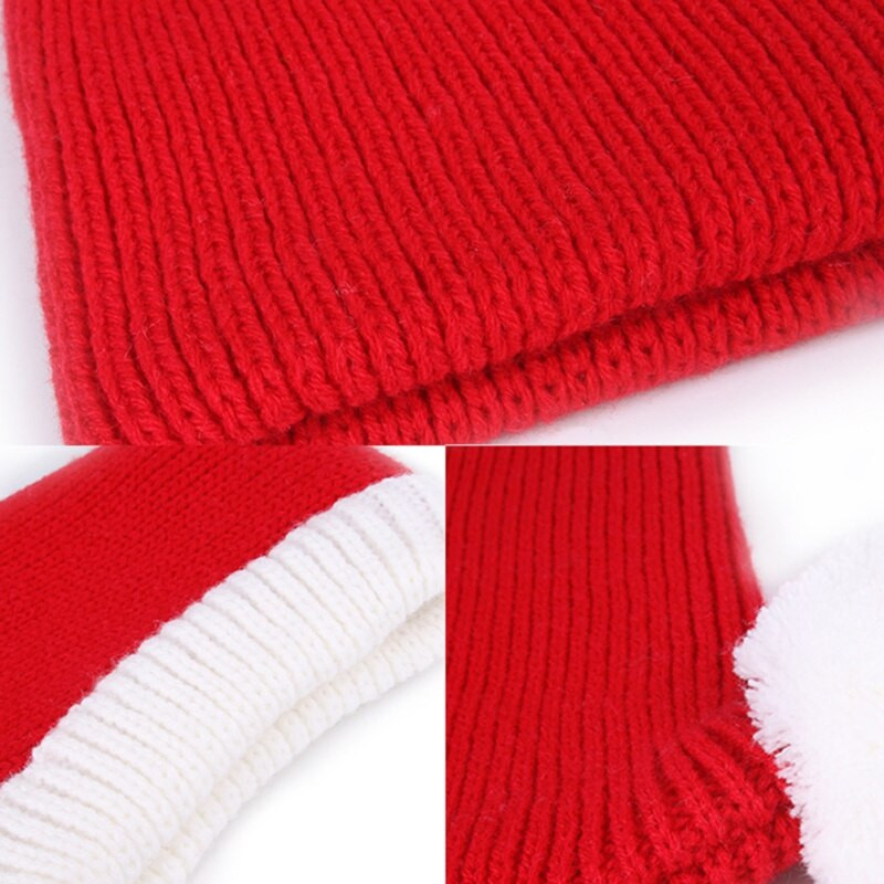 Kalėdinis mielas naminis šuo katė drabužiai Šilti šuniukas Kalėdų senelio kepurė Galva Juokingi kalėdiniai drabužiai naminio gyvūnėlio kostiumas šuniuko fotorekvizitas