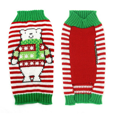Kalėdinis augintinio kostiumas žiemai, šilti drabužiai Kalėdų šuniui megztinis Mielas animacinis elnio šuniuko katės megztinis trikotažas mažam vidutiniam šuniui