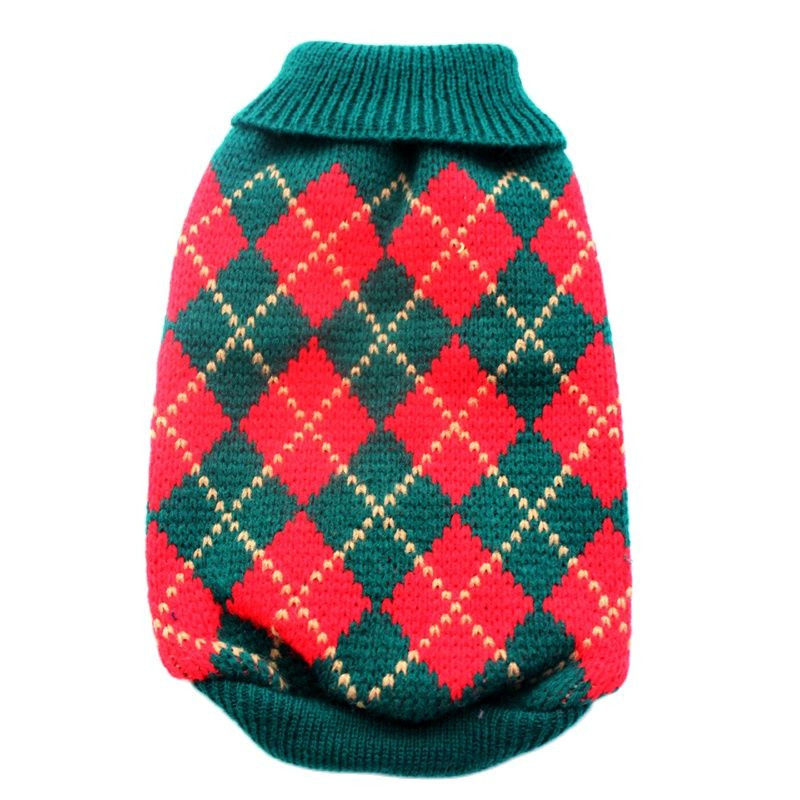 Câine Pisică Argyle Pulover Hanoră pentru animale de companie Jachetă Cățeluș Jachetă Toamnă/Iarnă Îmbrăcăminte 5 culori 6 mărimi