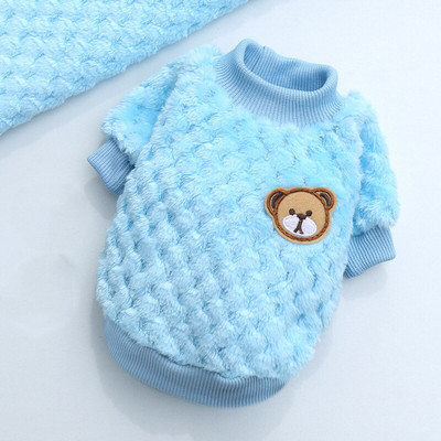 Roztomilé flísové oblečenie pre psov, mäkké teplé šteňatá, mačiatka, kabáty, sveter pre malé a stredné psy, mačky, zimná bunda pre psov a mačky