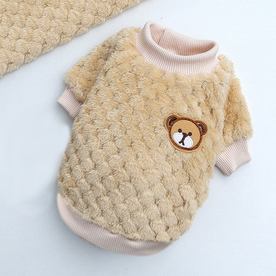 Roztomilé flísové oblečenie pre psov, mäkké teplé šteňatá, mačiatka, kabáty, sveter pre malé a stredné psy, mačky, zimná bunda pre psov a mačky