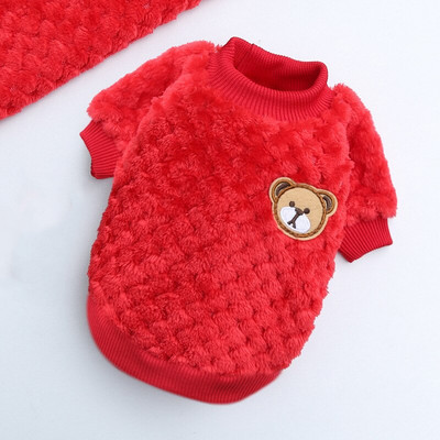 Roztomilé flísové oblečenie pre psov, mäkké teplé šteňatá, mačiatka, kabáty, sveter pre malé a stredné psy, mačky, zimná bunda pre psov a mačky