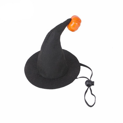 Klobúk pre domáce zvieratá, zábavná tekvicová čarodejnícka čiapka pre psa, čivava, cosplay, halloweensky kostým pre psa pre malého psa, mačiatko, šteňa, čelenka, doplnky pre psov