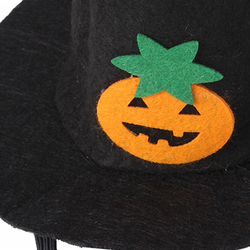Klobúk pre domáce zvieratá, zábavná tekvicová čarodejnícka čiapka pre psa, čivava, cosplay, halloweensky kostým pre psa pre malého psa, mačiatko, šteňa, čelenka, doplnky pre psov