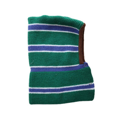 Pet Φθινοπωρινό και Χειμώνα Ζεστό ριγέ κασκόλ Γαλλικό μπουλντόγκ Chenery Σκύλοι μικρού και μεσαίου μεγέθους Πλεκτό σάλι καπέλο σκύλου Πουλόβερ για κουτάβι