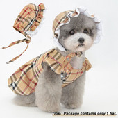 Ruuduline koeramüts väikestele keskmistele koertele Puuvillatriibulised lemmikloomatooted Vaba aeg õues koerte aksessuaarid Luksuslik kassipeo müts Dropshipping