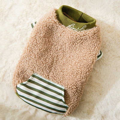 Pulover pentru cățeluș de pluș Îmbrăcăminte de toamnă/iarnă Pulover pentru animale de companie Bichon Hiromi Haine calde Cățeluș Haine de casă la modă Haine cu două picioare