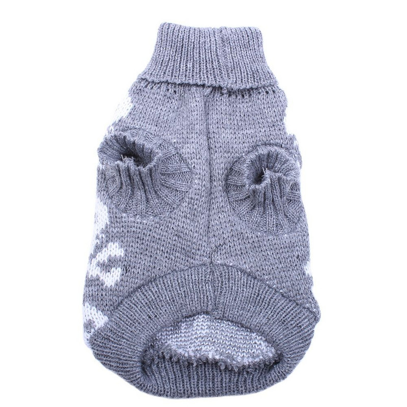 Μπουφάν για σκύλους γάτα πουλόβερ Jumper Skulls Jacquard Pet Puppy Μπουφάν Ζεστό πουλόβερ Ρούχα για σκύλους Γάτες Μικρά Μεσαία