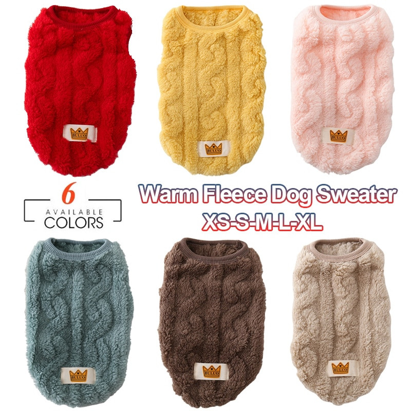 Sveter pre domáce zvieratá pre malé a stredné psy, roztomilé vlnité obojstranné flísové oblečenie pre psov, mäkké teplé oblečenie, kostým pre mačky čivavy