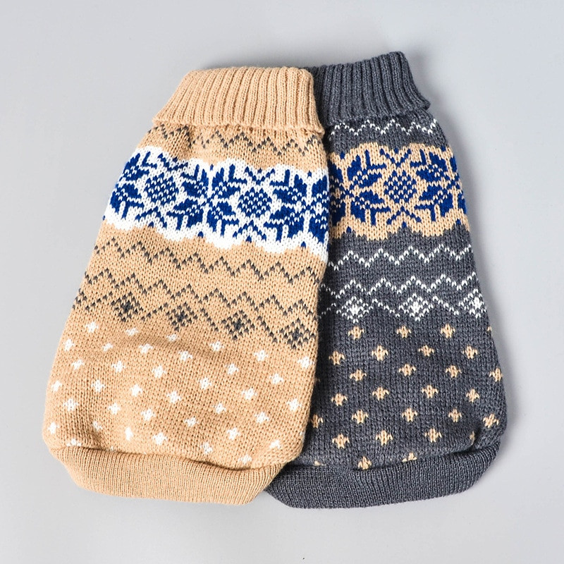 Uued sügistalvised koerriided Kutsika kudumine Soe villane riietus Lemmikloomarõivad väikestele Keskmistele Chihuahua Koertele Teddy French Bull